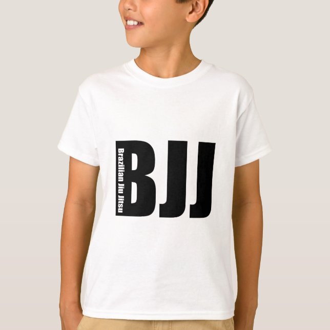 BJJ - Brasilianska Jiu Jitsu T Shirt (Framsida)