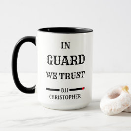 BJJ Brazilian Jiu Jitsu Guard Trust Black Bälte Mugg