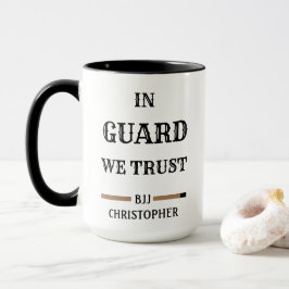 BJJ Brazilian Jiu Jitsu Guard Trust Brown Bälte Mugg
