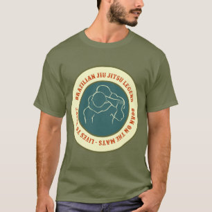BJJ Brazilian Jiu Jitsu Live to Choke Personlig T Shirt