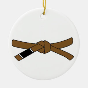 BJJ Brown bälte ornament Brazilian Jiu-jitsu