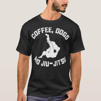 Bjj Funny Coffee Dogs Jiu Jitsu T Shirt