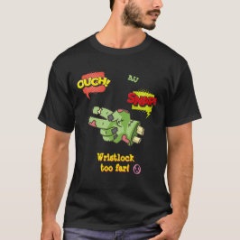 BJJ Funny Wrist Lock Zombie Hand Tecknad T Shirt