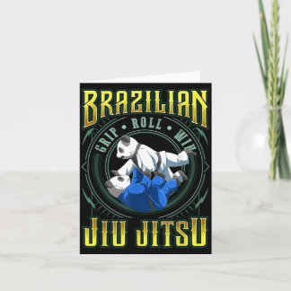 BJJ Grip Roll-vinst - Grappling Jiu Jitsu Fighting Kort