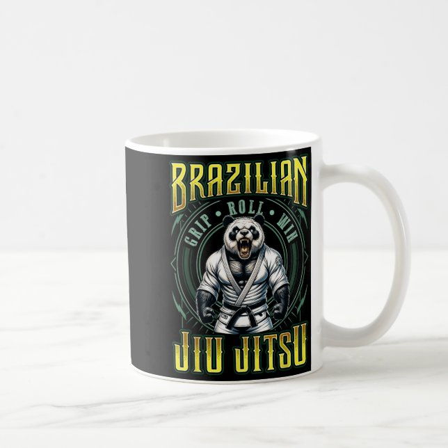 BJJ Grip Roll-vinst - Stark grappling Jiu Jitsu Kaffemugg (Höger)
