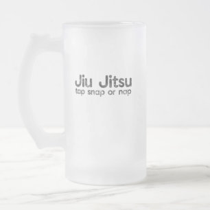 BJJ Jiu Jitsu Brasilien Martial Arts Tap Snap elle Frostat Ölglas