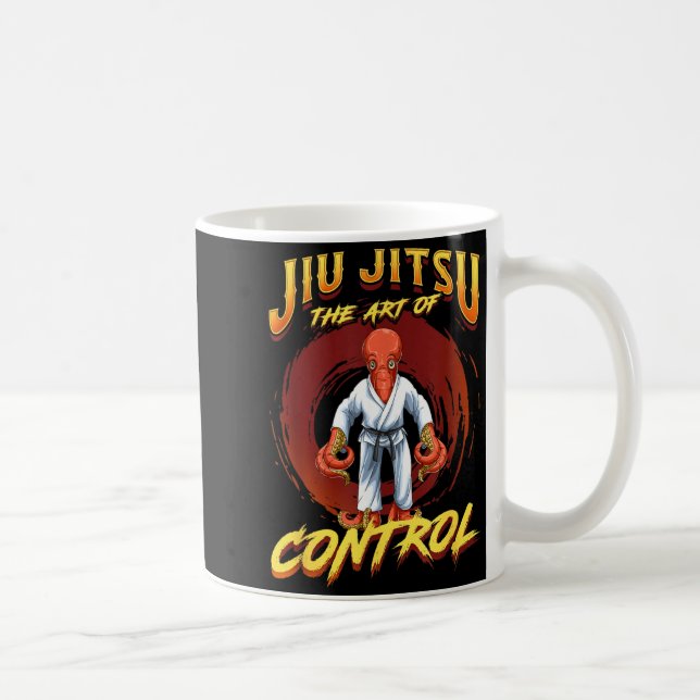 BJJ Konsten att Kontrollera - Grappling Jiu Jitsu Kaffemugg (Höger)