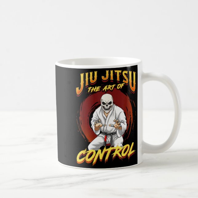 BJJ Konsten att Kontrollera - Grappling Jiu Jitsu Kaffemugg (Höger)