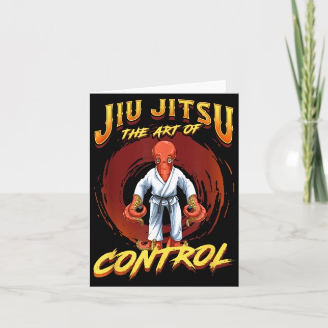 BJJ Konsten att Kontrollera - Grappling Jiu Jitsu Kort (Framsida)
