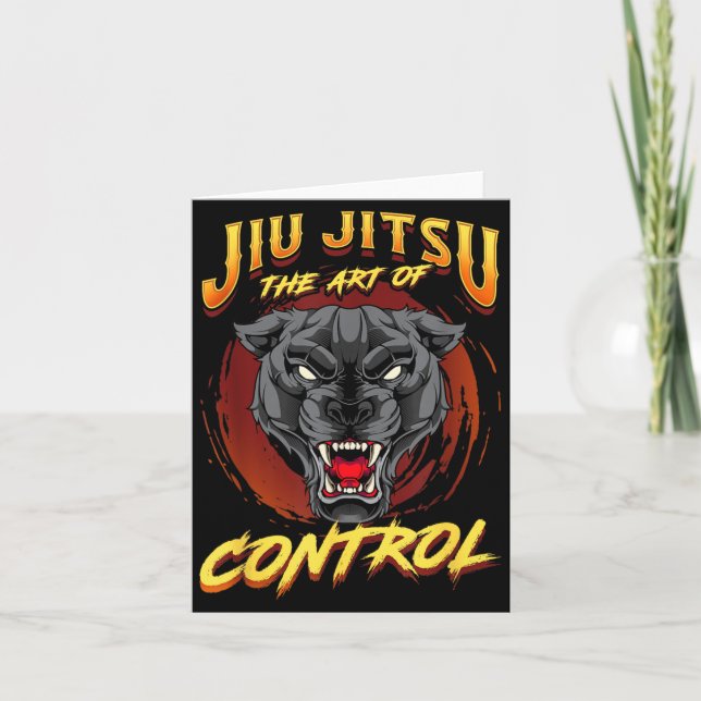 BJJ Konsten att Kontrollera - Grappling Jiu Jitsu Kort (Framsida)