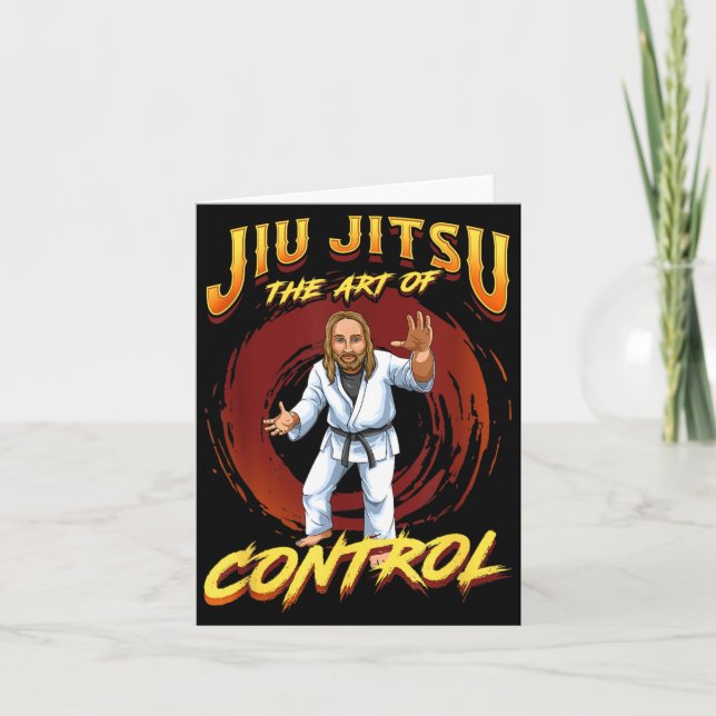 BJJ Konsten att Kontrollera - Grappling Jiu Jitsu  Kort (Framsida)