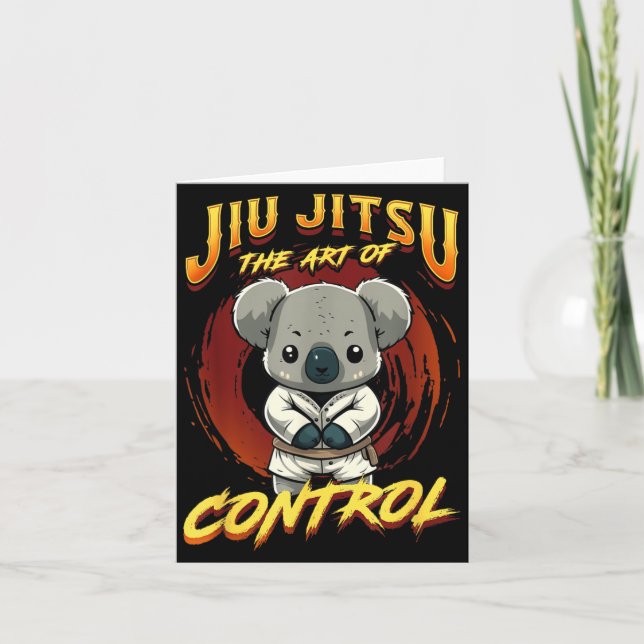 BJJ Konsten att Kontrollera - Grappling Jiu Jitsu  Kort (Framsida)