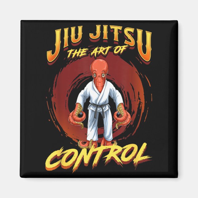 BJJ Konsten att Kontrollera - Grappling Jiu Jitsu Magnet (Framsidan)
