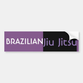 BJJ Lila Bälte Bumper Sticker Bildekal