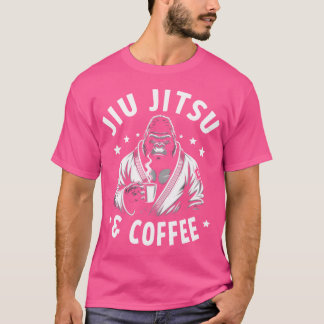 Bjj Mma Brazilian Jiu Jitsu och kaffe T Shirt