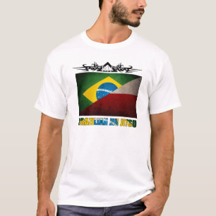 BJJ Polen - Brazilian/polsk flaggafusion T Tee Shirt