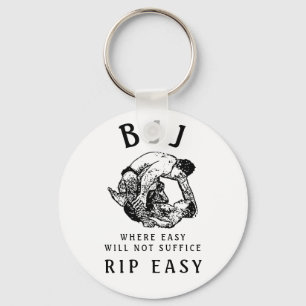 BJJ RIP Easy, brasilianska Jiu Jitsu-tillbehör Nyckelring