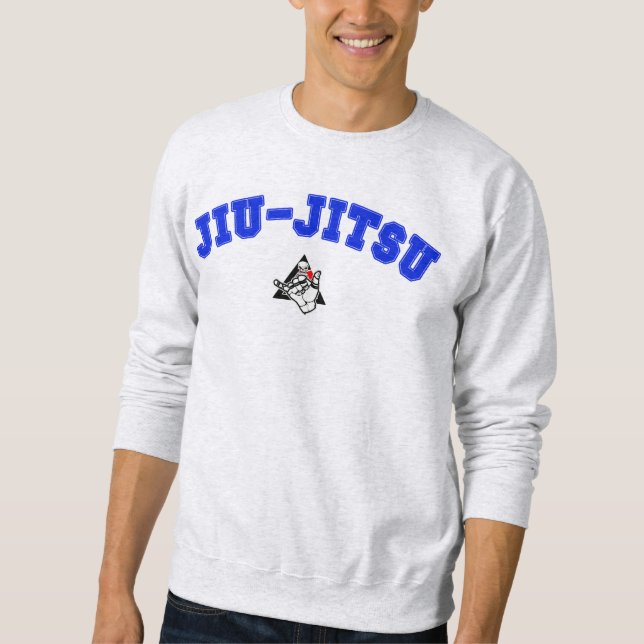 BJJ Sweatshirt College Sports Jiu-Jitsu (Framsida)