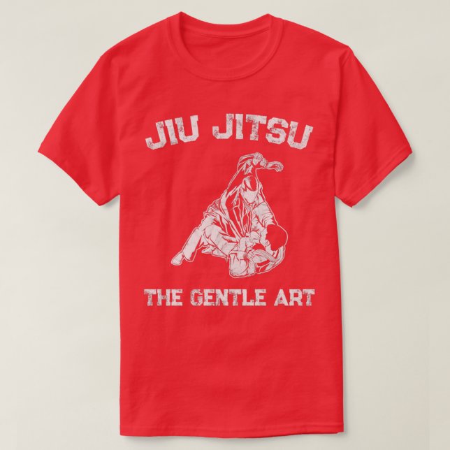 BJJ The Gentle Art Brazilian Jiu Jitsu Training MM T Shirt (Design framsida)