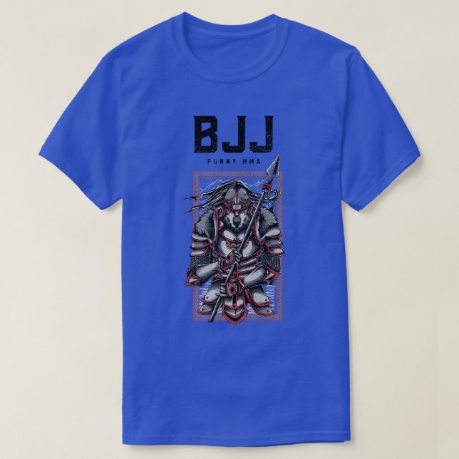BJJ Varg Samurai Spear, JiuJitsu, Grappling, MMA  T Shirt (Design framsida)