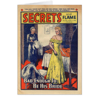 "Bjöd nog för att vara kortet för vintage för hans Hälsningskort