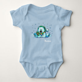 Björdräkt av boskapsdräkt i Baby Bear Blue Baby T Shirt