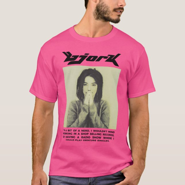 Bjork Nerd T Shirt (Framsida)