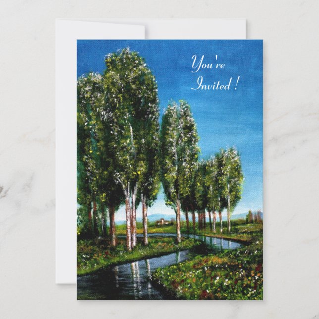 BJÖRKBJÄRKEN I TUSCANIA INBJUDNINGAR (Framsida)