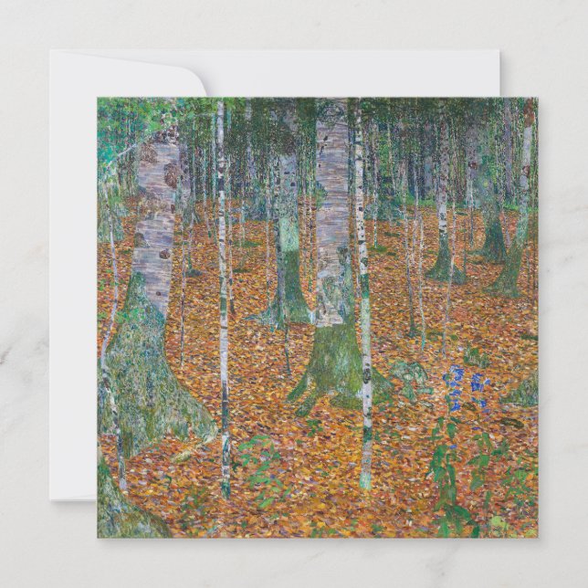 Björkskog | Gustav Klimt | (Framsida)