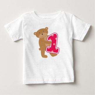 Björn 1:a födelsedag T-tröjor och gåvor T Shirt