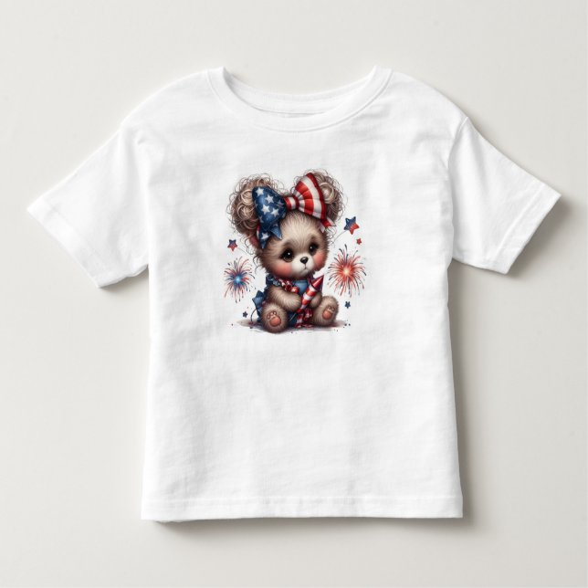 Björn 4 juli t shirt (Framsida)
