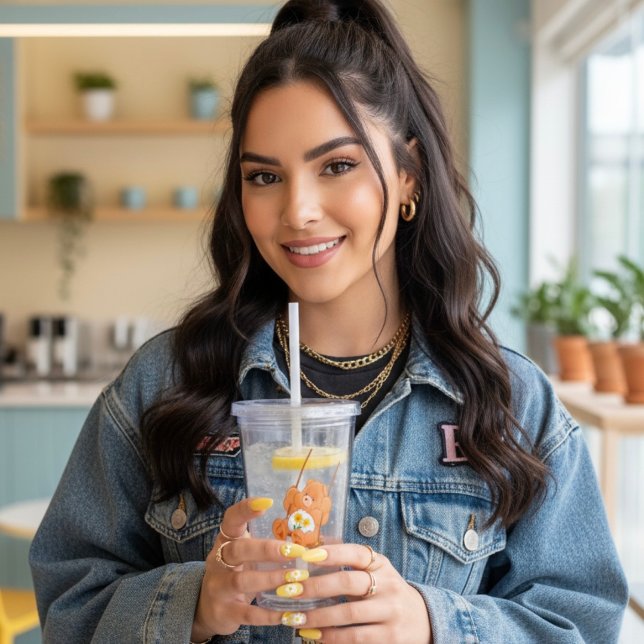 Björn Akryl Tumbler Take Away Mugg (Skapare uppladdad)