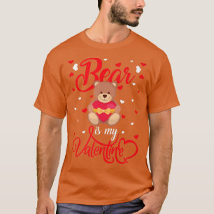 Björn är mina hjärtans hjärtklappande hjärtklappni t shirt