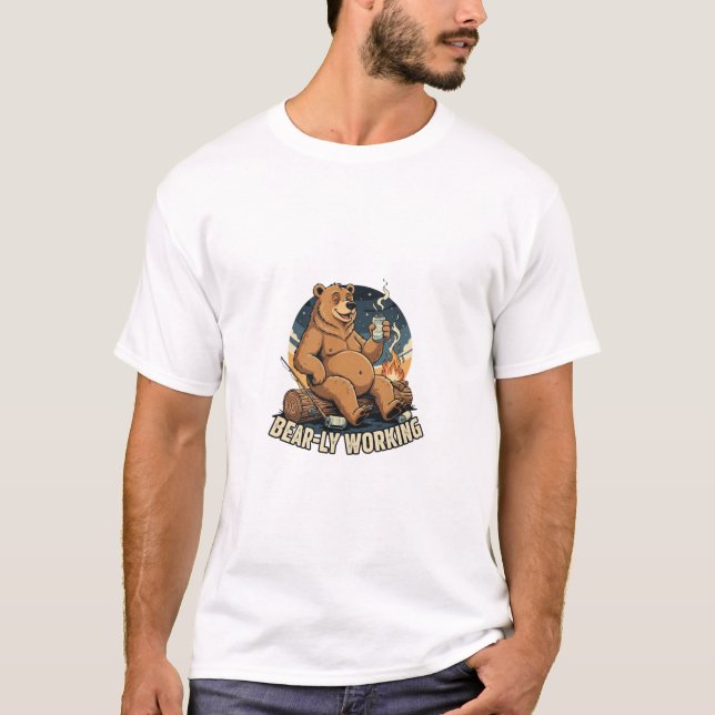 Björn- Arbetslös T-Shirt (Framsida)