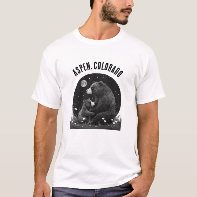 Björn Aspen Colorado Herr T-shirt  (Framsida)