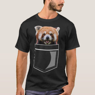 Björn av rödpanda i bröstkorgsmatta (L T Shirt