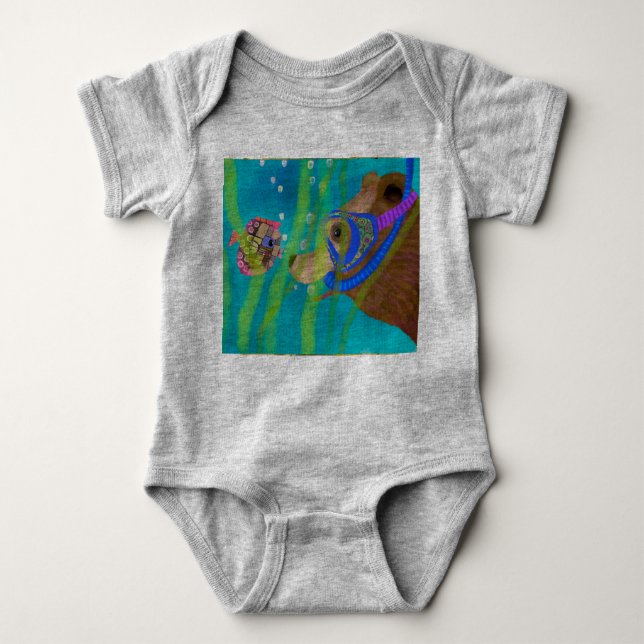 Björn Baby 1 biet T Shirt (Framsida)