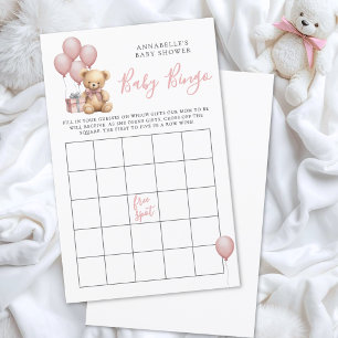 Björn Baby Shower Bingo Spel