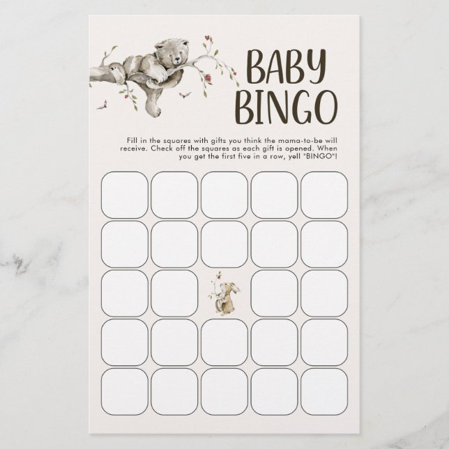 Björn Babybingo spel (Framsida)