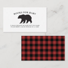 Björn Bebis Barsch shower röd Plaid böcker för beb Tilläggskort