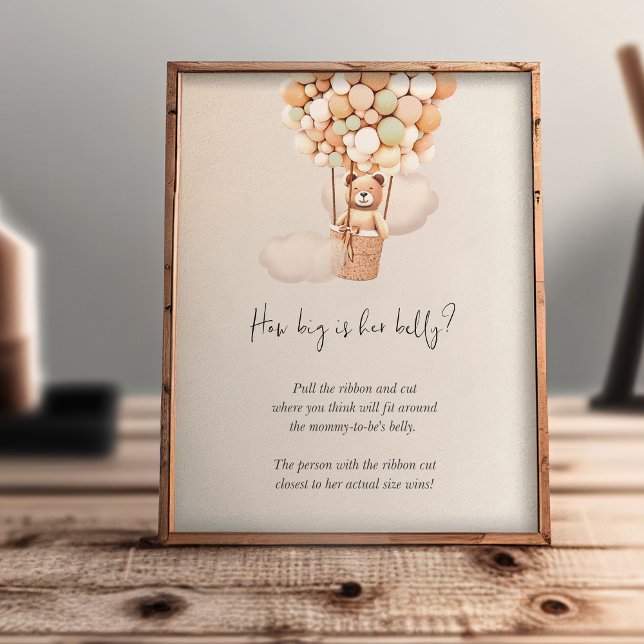 Björn Bebisduschspel - Hur Stor Är Hennes Mage? (Skapare uppladdad)