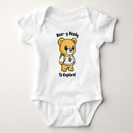 Björn-beredd att utforska! Söt björn T Shirt