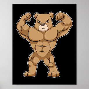 Björn Bodybuilder Bodybuilding Sport Poster