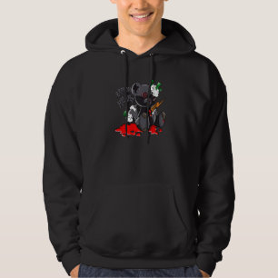 Björn Brutna Hjärta Retro Bordeaux 6s Matchande Hoodie