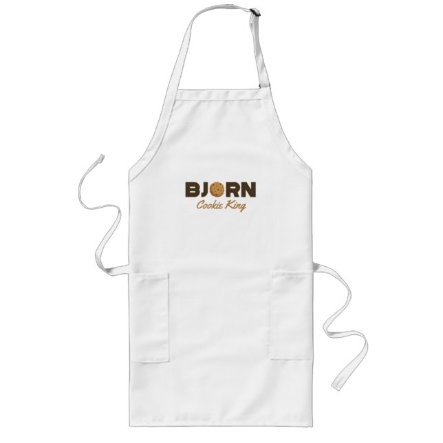 Bjorn cookie Kung Långt Förkläde (Framsidan)