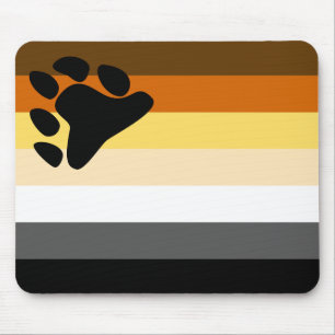 Björn Flagga Mousepad Musmatta