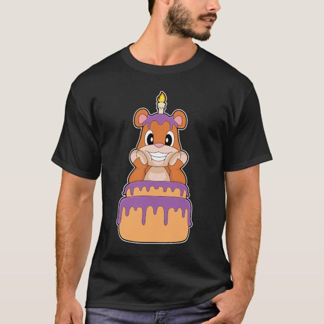 Björn födelselsekaka t shirt (Framsida)