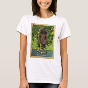 Björn för Denali nationalparkvintage T Shirt