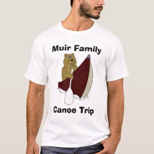 Björn för resa för Muir familjkanot Tee