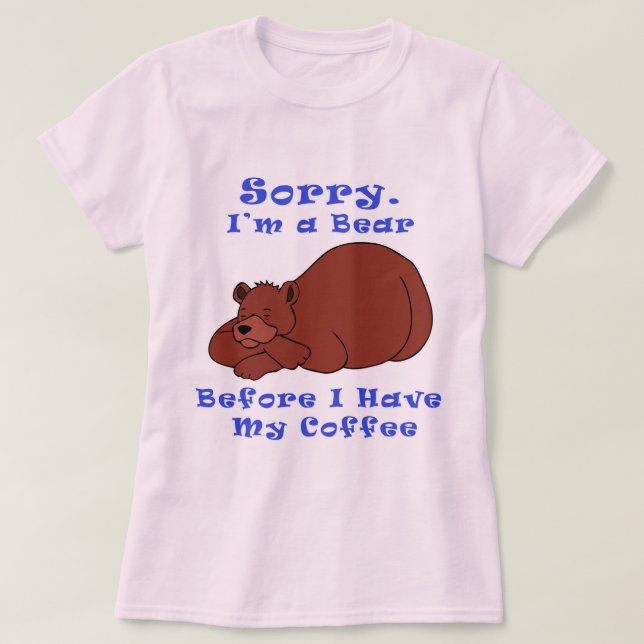 Björn före kaffe tee (Design framsida)